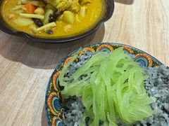 野生干巴菌炒饭-轻蔬不用等·素食(江苏路店)