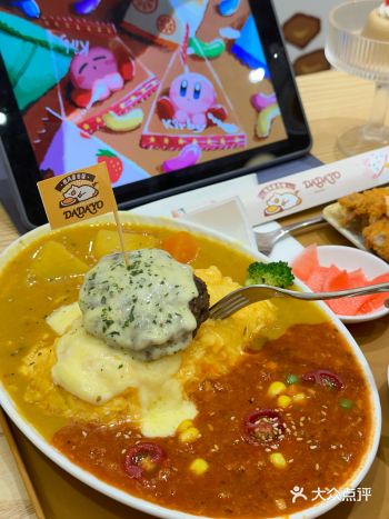 在天河吃上了日式漫画同款的蛋包饭！！🥹