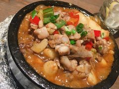 石锅牛蛙。-慕佳精品西餐咖啡(新华北区店)