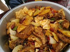 -炕锅羊肉土火锅面片大王