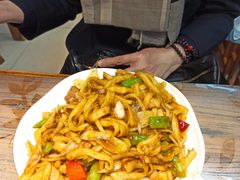 五花肉炒刀削面-韩师傅老大同刀削面(北苑路店)