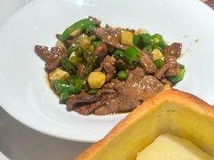 鲜椒爆炒猪肝-绿茶餐厅(淮安吾悦广场店)