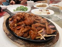 铁板番茄（黑椒）牛柳-玉华台饭庄(裕中西里小区店)