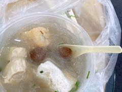 油泡豆腐面结汤-金秋小吃海鲜·专注30年临海特色风味