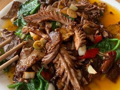 肝腰合炒-豆腐脑花