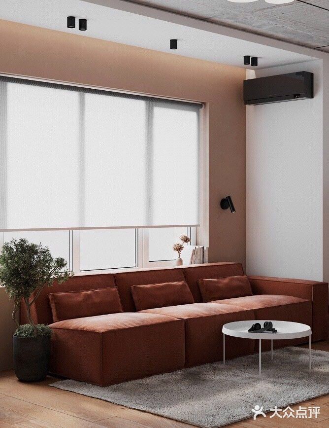 原木+橙色 简约雅致的感觉