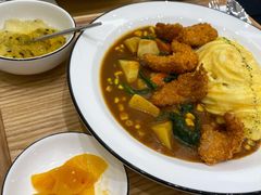 京都炸鱼咖喱蛋包饭-池奈·日式咖喱蛋包饭(老城根Gpark店)