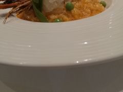香煎澳洲扇贝意大利海鲜烩饭-L'Arome芳芳法国餐厅(仙林金鹰店)