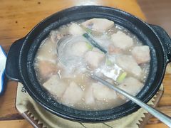 反沙香芋排骨煲-始兴县农家小院餐馆