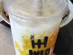 早餐香蕉果粒冰豆浆-永和大王(蛙嫩紫苏香·军博店)
