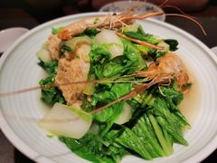 腐皮青菜-老头儿油爆虾(星光一期店)