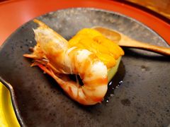 大虾配海胆豆腐-京怀石·壬生