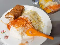 芝士鸡排饭-北大家园食堂