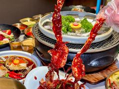 -草家酱蟹炭火烤肉店(珲春南路一店)