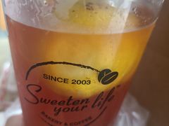 霸王杯一颗柠檬茶-85度C(常熟海虞店)