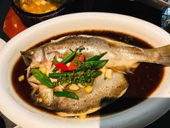 葱油鲈鱼-绿茶餐厅(西湖银泰百货店)