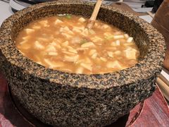石锅西施豆腐-绿茶餐厅(滨海万达广场店)