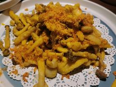 咸蛋黄焗双菇-薇酌饮·陕西菜(南门外店)