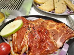 -山野的朋友露营炭火烤肉