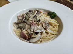 奶油培根意面-青麦家·融合餐厅(江岛智立方店)