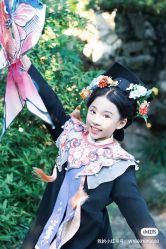 -后宫·古装汉服京剧儿童亲子全家福摄影