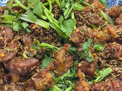 孜然羊肉-北大地皖峰饭馆