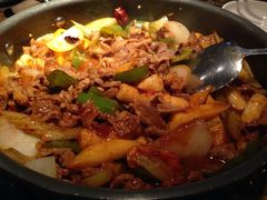 五花肉锅-猪啊牛呀羊啊铜盘烤肉(正大广场店)