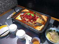 黄金组合-探鱼·鲜青椒爽麻烤鱼(苏宁广场店)