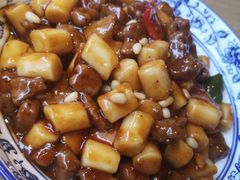 松子牛肉炒年糕-兔爸私家小厨(新北万达店)