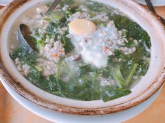 上汤窝蛋肉碎浸时蔬-海宝酒家(中山四路店)