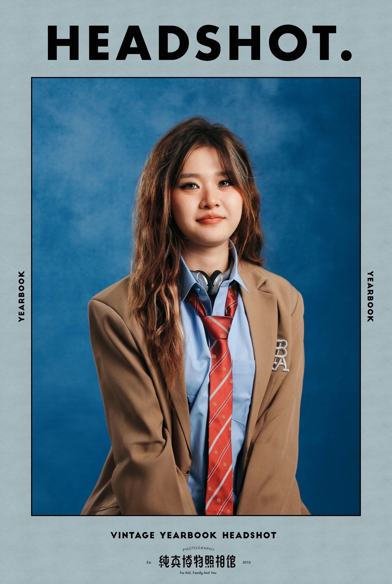 趁开学前来一组学院气场爆棚的复古证件照