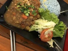 -蝶豆花蓝面条