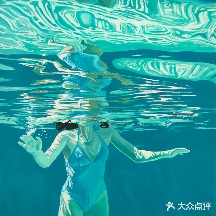 水下油画作品,感受夏天的快乐