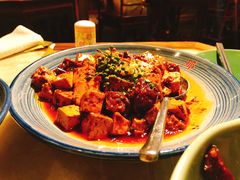 辣牛肉烧豆腐-那家小馆•北京菜•烤鸭(中关村店)