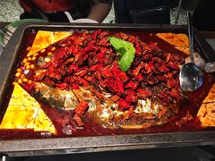 重庆豆花烤鱼-探鱼·鲜青椒爽麻烤鱼(朝阳悠唐广场店)
