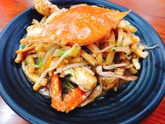 白蟹炒年糕-台州老六海鲜面馆(上南总店)