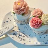 超仙滴长沙韩式裱花杯子蛋糕🧁💐下午茶必备！