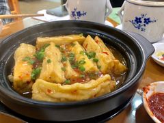 茄子煲-正宗普宁豆干坊·洪记砂锅粥(红领巾路店)