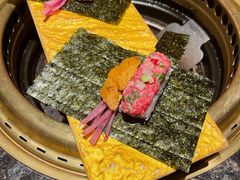 海胆生牛肉手卷-老乾杯和牛烧肉(王府中环店)