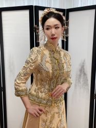 -懿沉香中式嫁衣礼服秀禾服龙凤褂马来褂旗袍总店