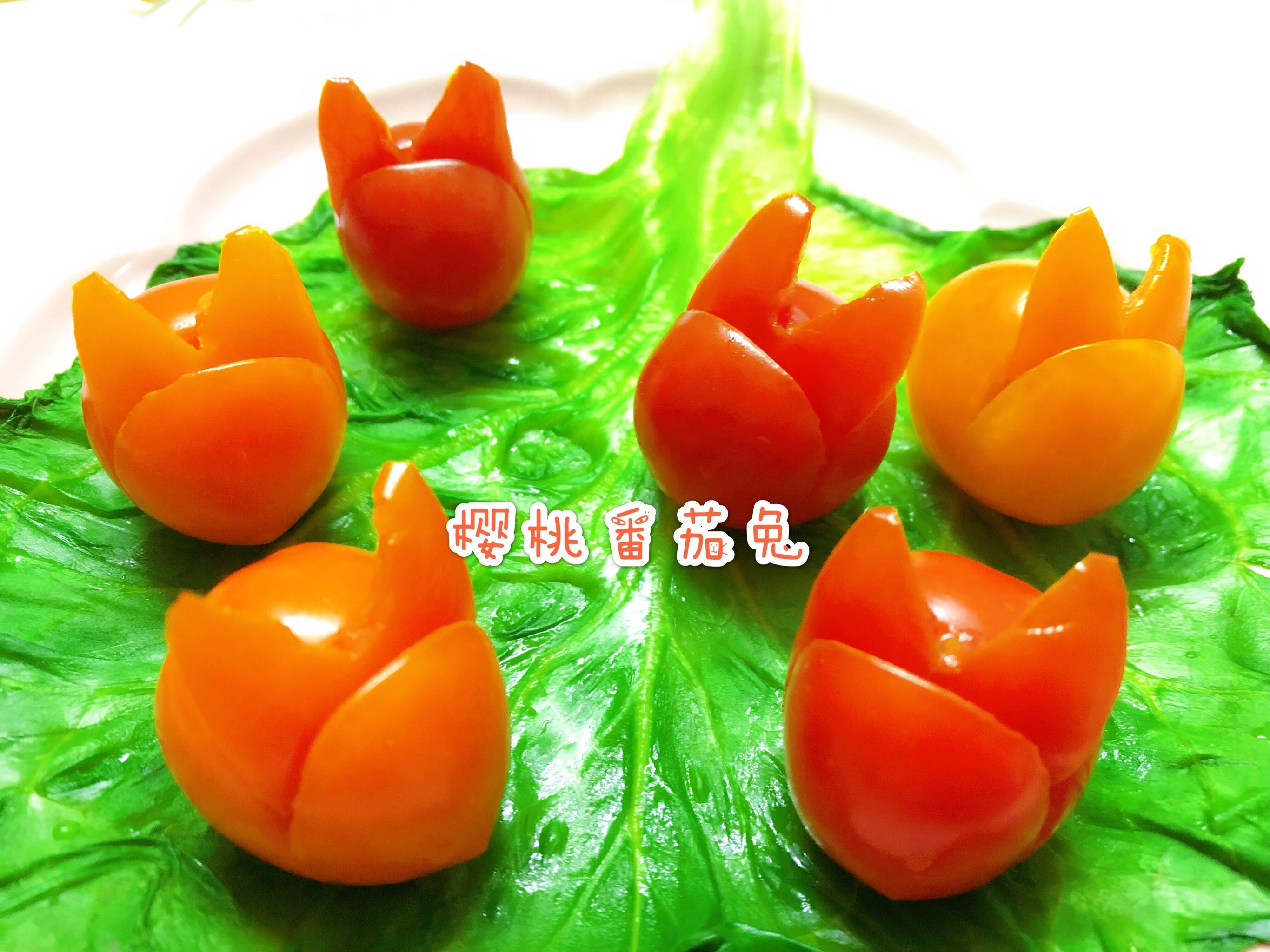 萌翻啦92樱桃番茄兔97制作超简单滴