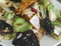 白菜木耳爆豆腐-老七饭馆(光荣道总店)