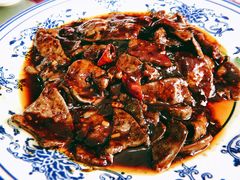 金花菜炒羊肝-蔡阿水羊肉店