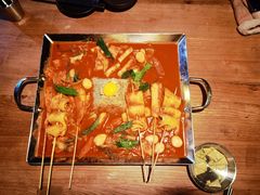 鱼饼火山炒年糕-包装马车·韩国料理·포장마차