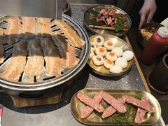 -草家酱蟹炭火烤肉店(珲春南路二店)