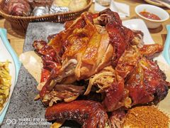 -民窑私烤土窑坑烤大公鸡