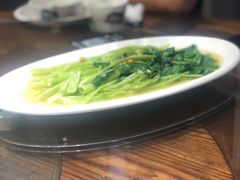 豆酱空心菜-潮三爷砂锅焗海鲜·生腌·海鲜粥(朝晖店)