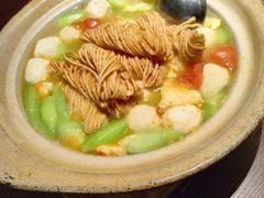 丝瓜鱼丸炖馓子-永安鱼庄·镇江菜(东吴路店)