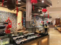 自助取餐区-怡咖啡海鲜自助餐厅(浦东香格里拉店)