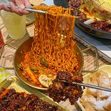 是逃不掉的芝士瀑布攻击❗️西安韩餐